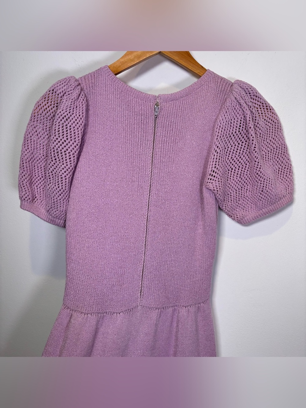 Vintage St. John Purple Knit Dress - Picture 9 of 10
